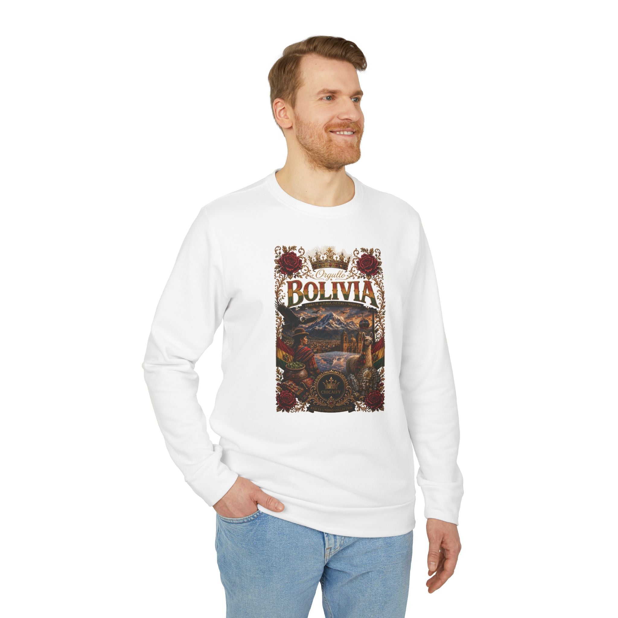 Raíces Unidas — Orgullo Bolivia adidas Crewneck Sweatshirt