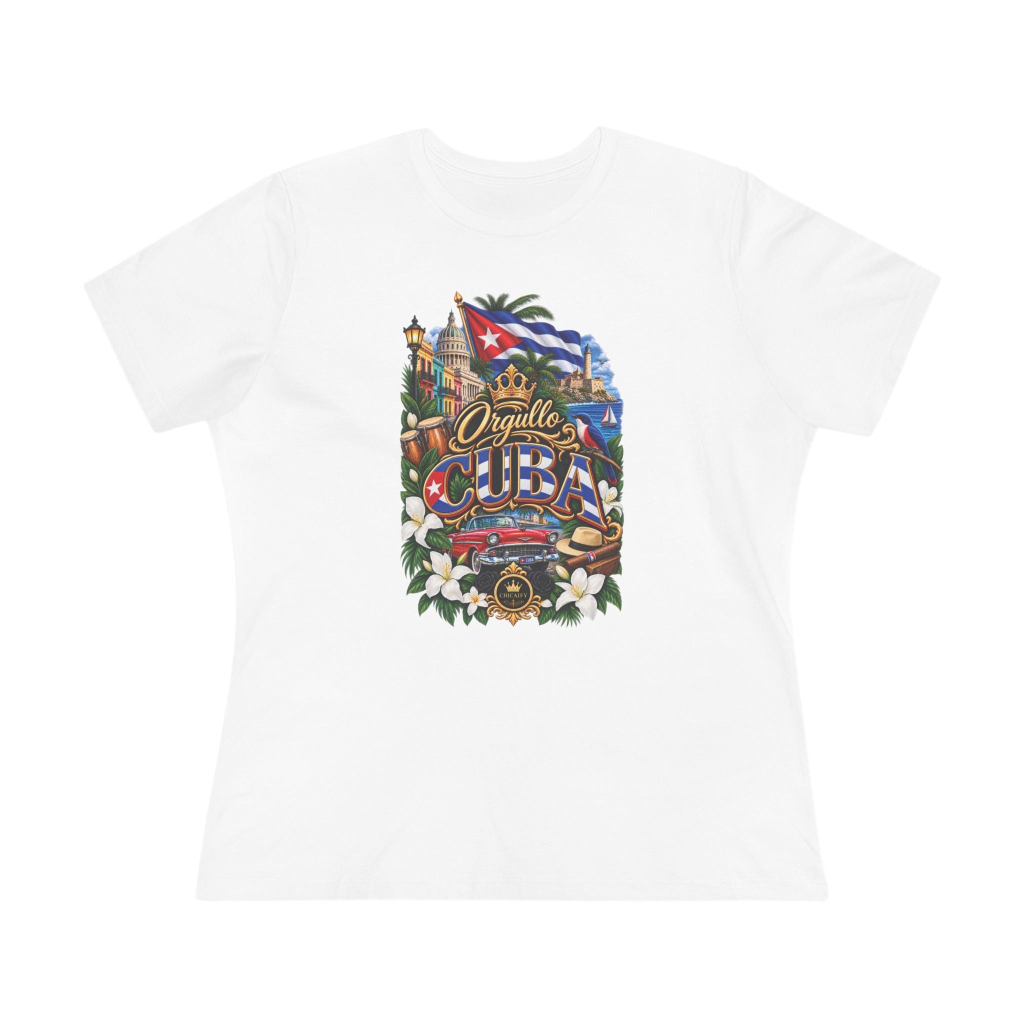 Orgullo Cuba — Raíces Unidas Collection |  Cotton Tee