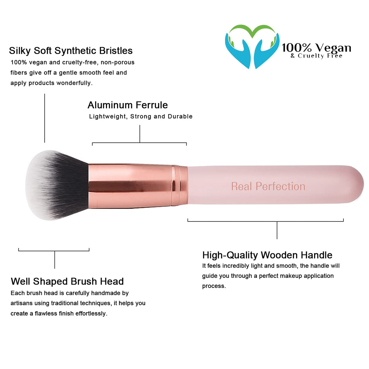 Real Perfection 16-Piece Makeup Brush Set