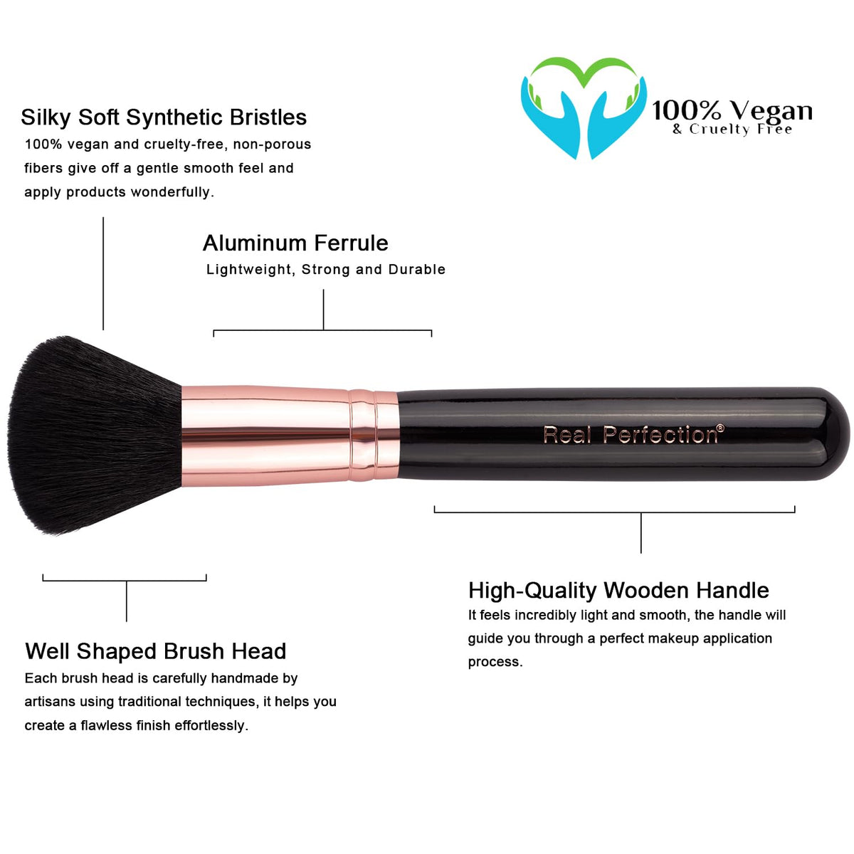 Real Perfection 16-Piece Makeup Brush Set