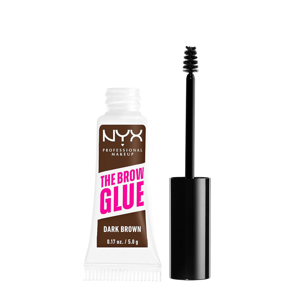 NYX PROFESSIONAL MAKEUP The Brow Glue, Extreme Hold Eyebrow Gel - Clear