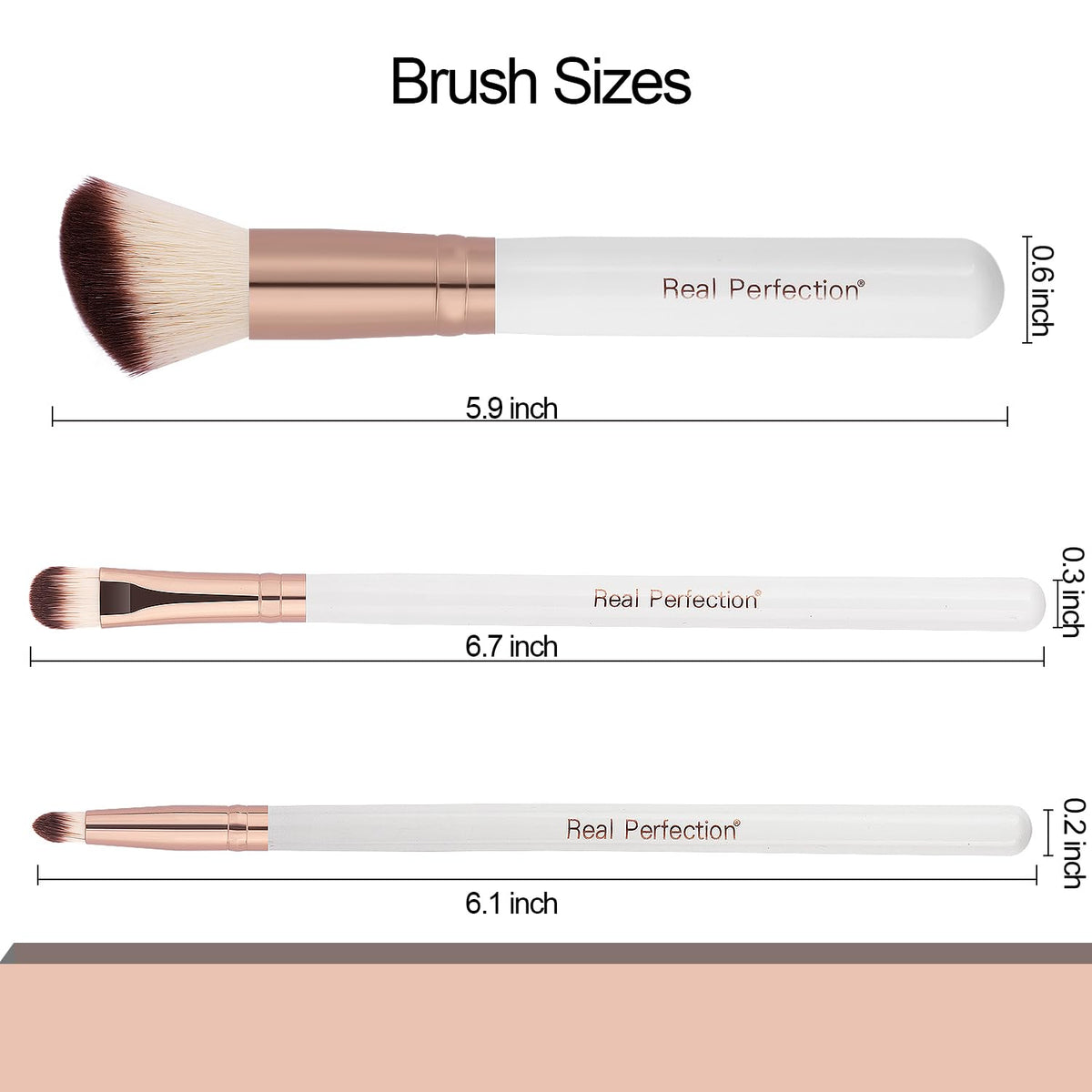 Real Perfection 16-Piece Makeup Brush Set