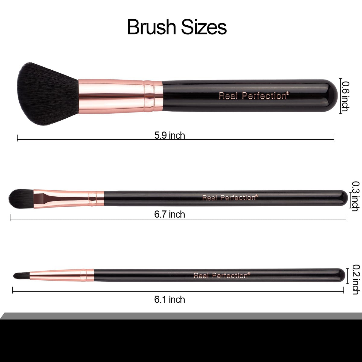 Real Perfection 16-Piece Makeup Brush Set