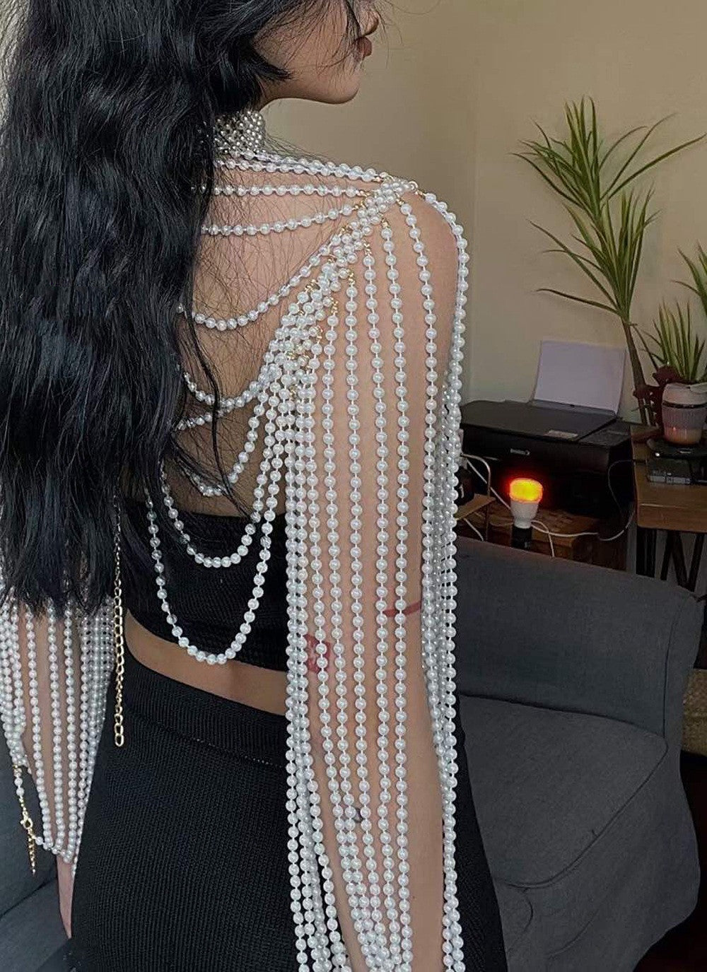 Luxury Beaded Shawl