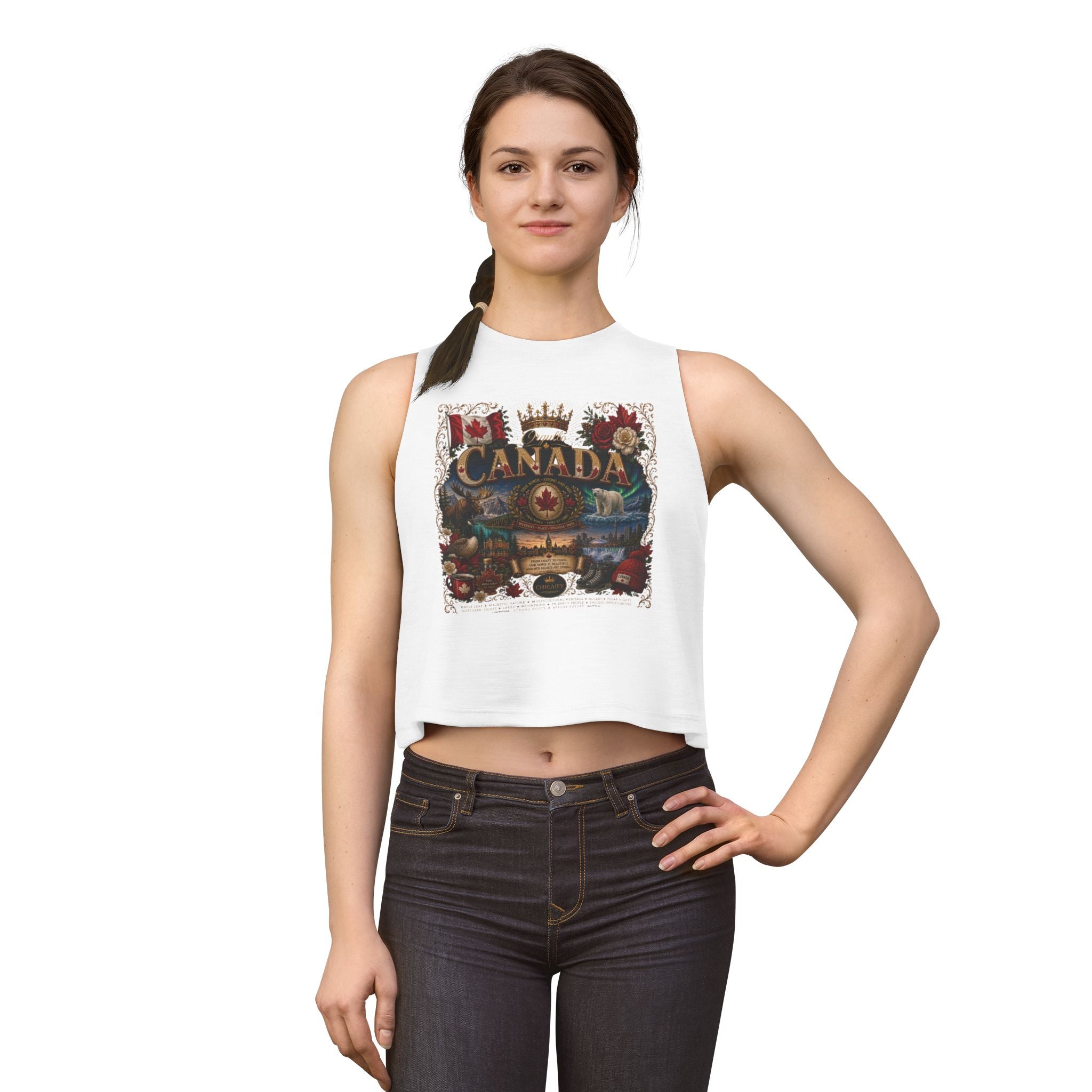 Orgullo Canada | Raíces Unidas Collection  Crop Top