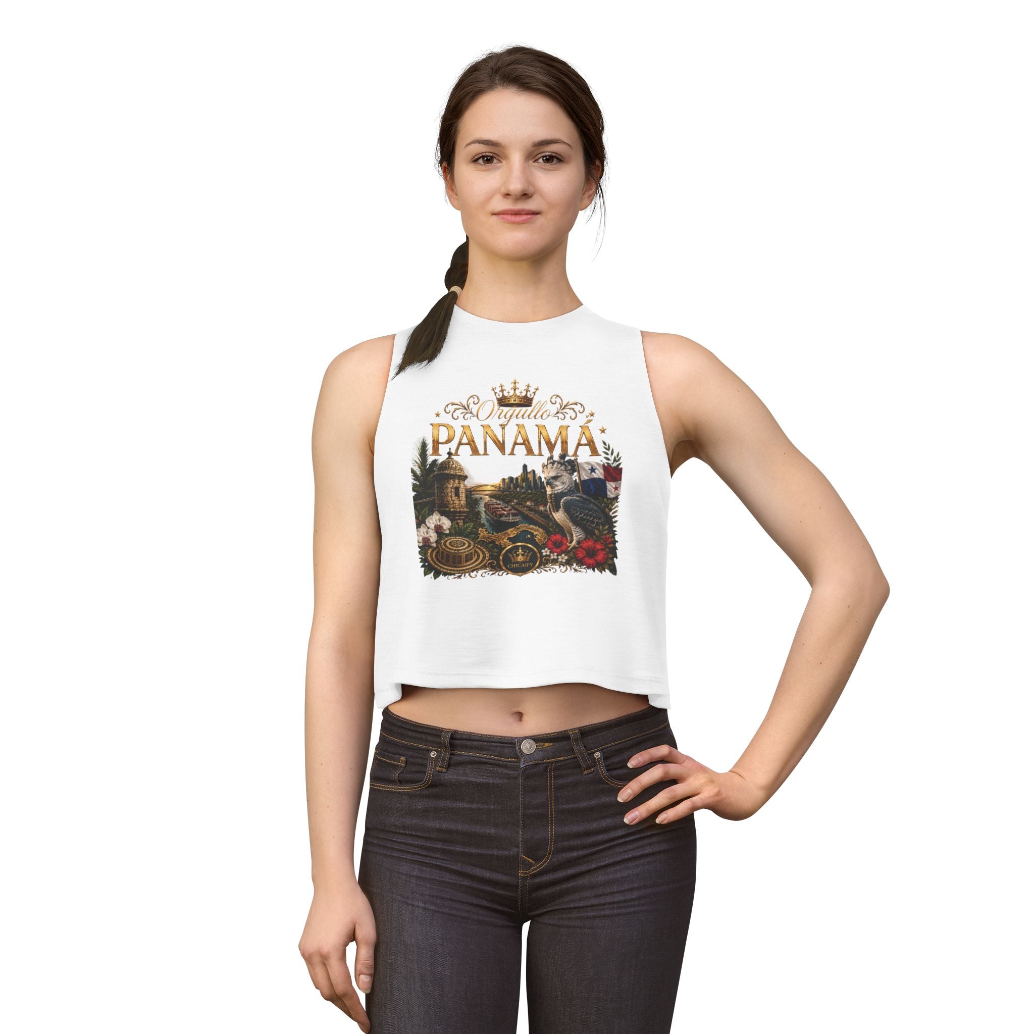 Orgullo Panamá — Raíces Unidas | Women's Crop Top
