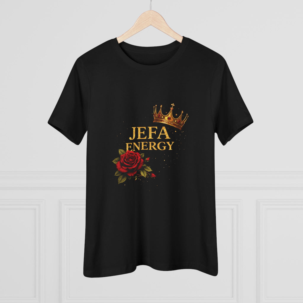 Jefa Energy Crown & Rose Graphic Tee
