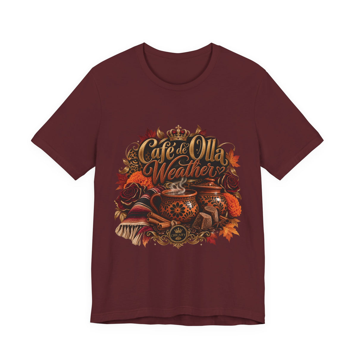 Café de Olla Weather | Mexican Fall Short Sleeve Tee