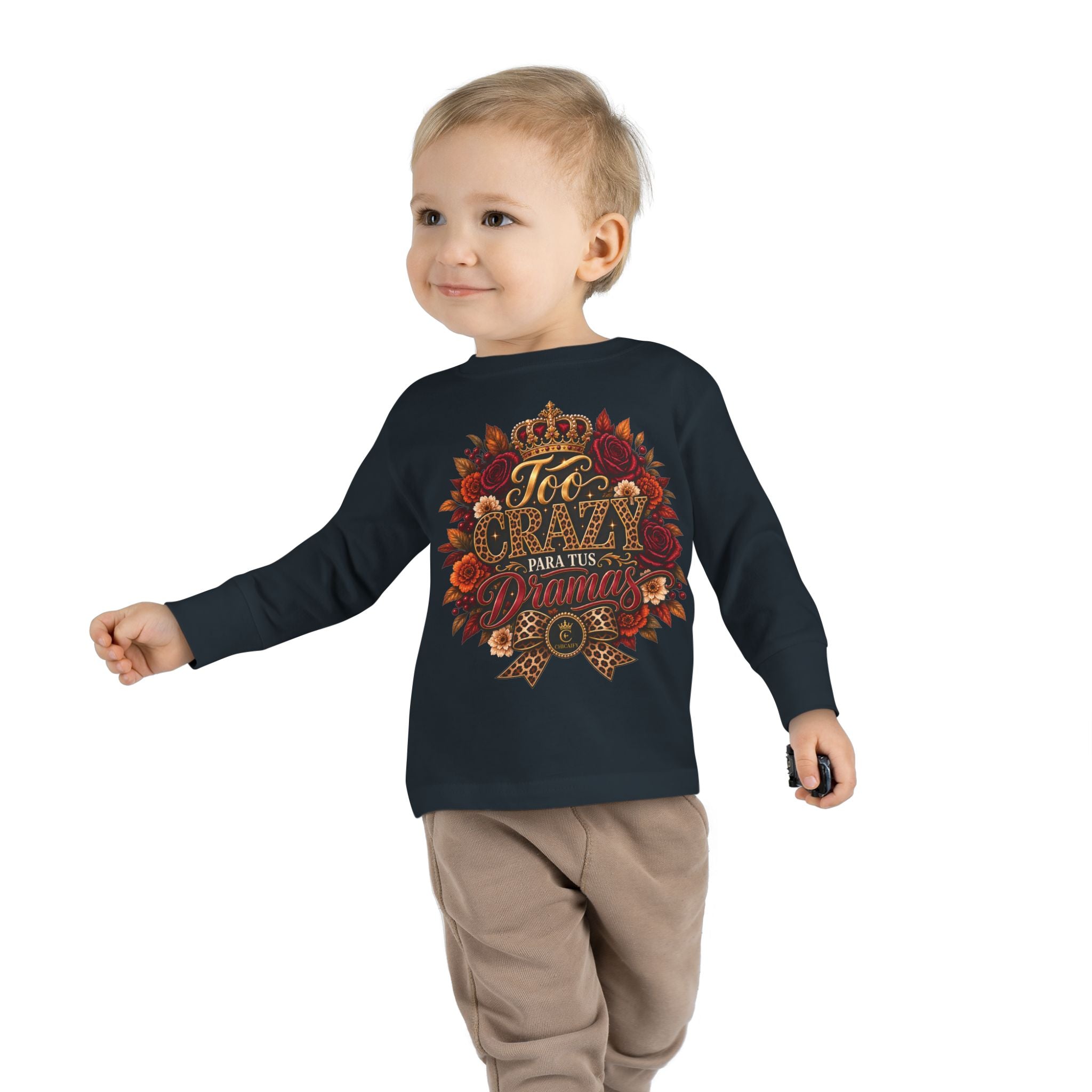 Too Crazy Para Tus Dramas – Jaguar Edition | Toddler Long Sleeve Tee