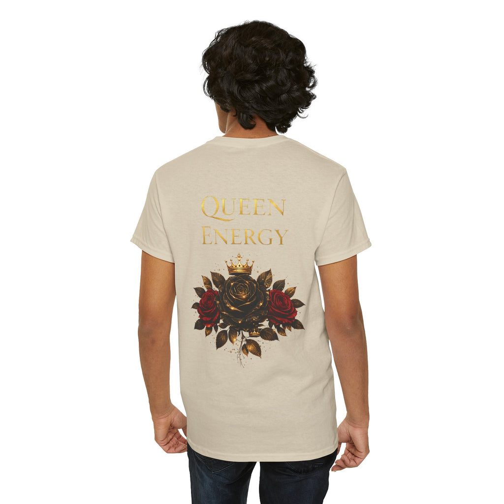 Queen Energy Tee — Floral Crown Graphic T‑Shirt
