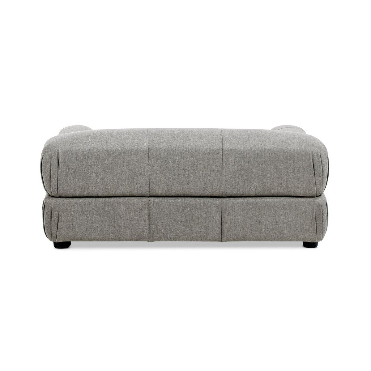Uptown Gray Modern Pet Bed with Bolstered Arms - Small to Medium