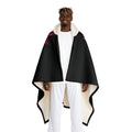 Falling Leaves, Rising Standards Hooded Sherpa Fleece Blanket