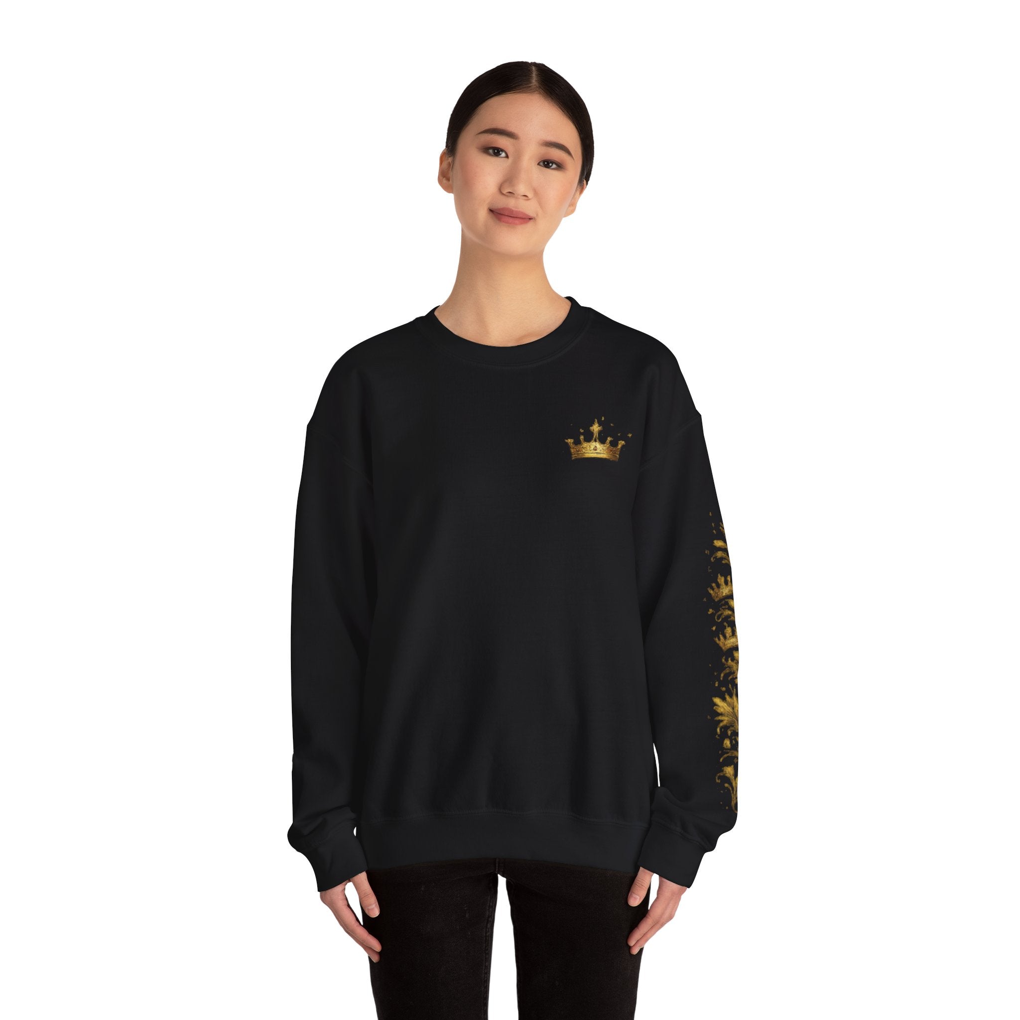 Gold Agave Crewneck — Raices de Jalisco Crown Sweatshirt