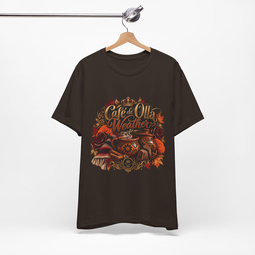 Café de Olla Weather Sweatshirt | Mexican Fall | Chicaify Short Sleeve Tee
