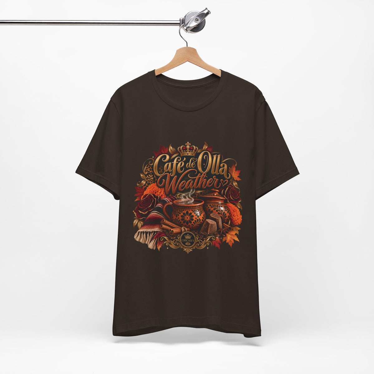 Café de Olla Weather Sweatshirt | Mexican Fall | Chicaify Short Sleeve Tee