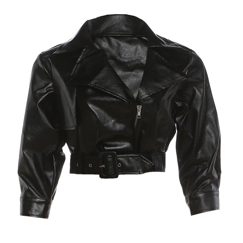 Tie-Waist Cropped Jacket