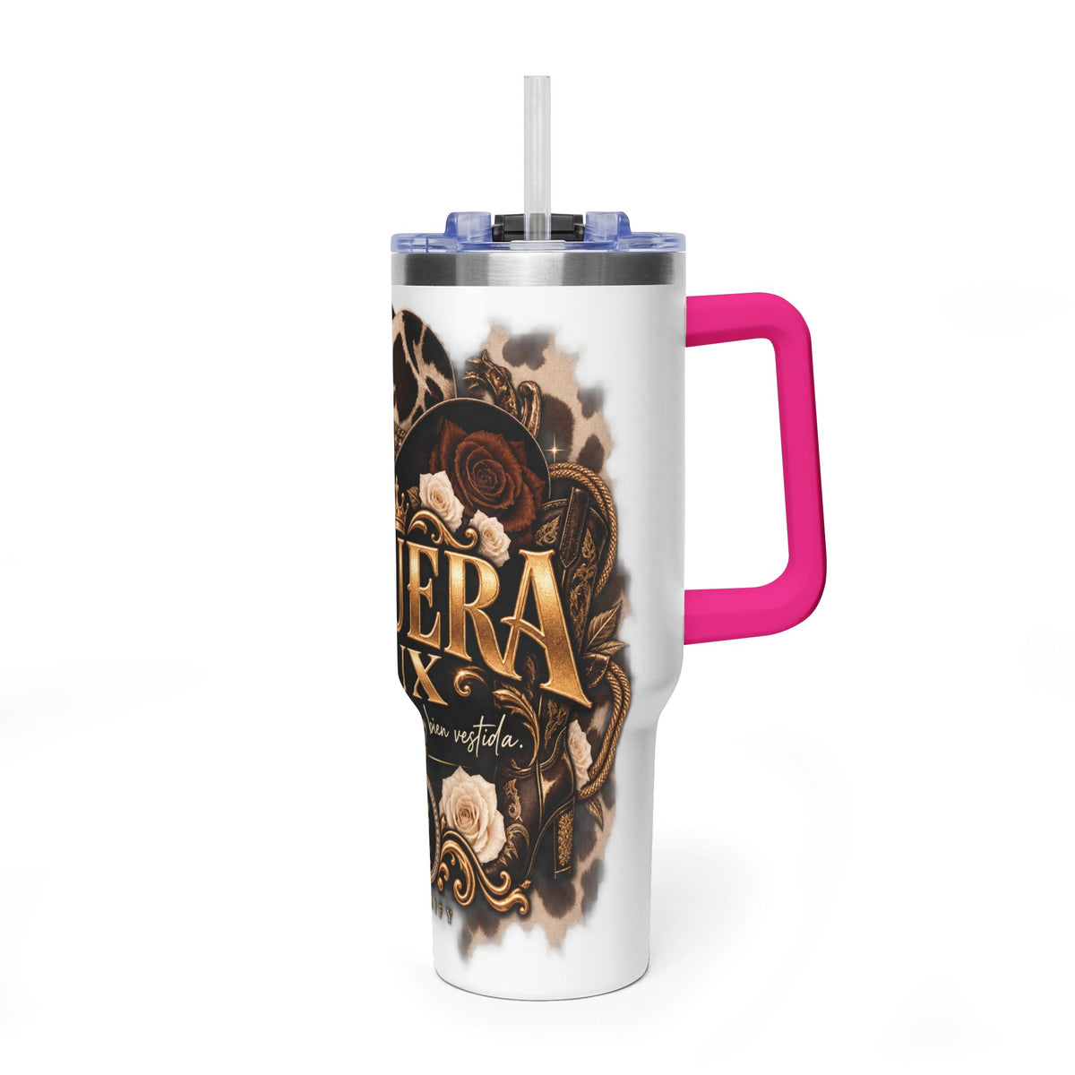 Vaquera Lux – Bonita, Brava y Bien Vestida | Vacuum Thermal Tumbler, 40oz