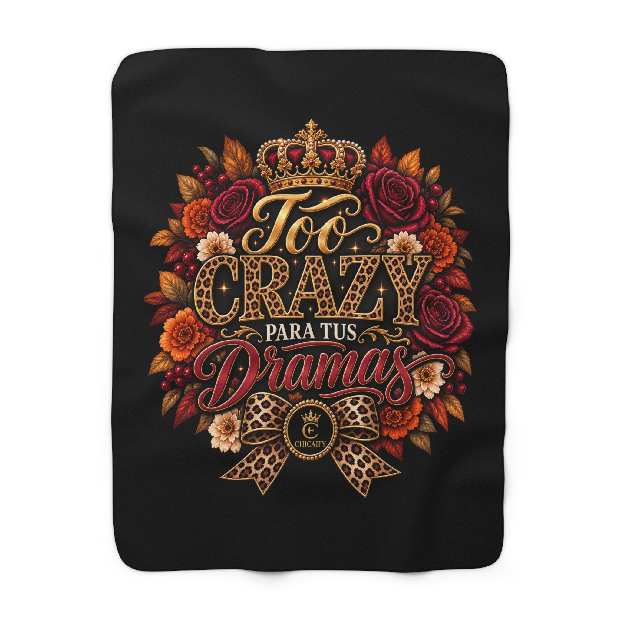 Too Crazy Para Tus Dramas – Jaguar Edition | Sherpa Fleece Blanket