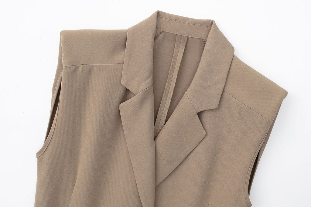 Belted Double-Breasted Trench Dress