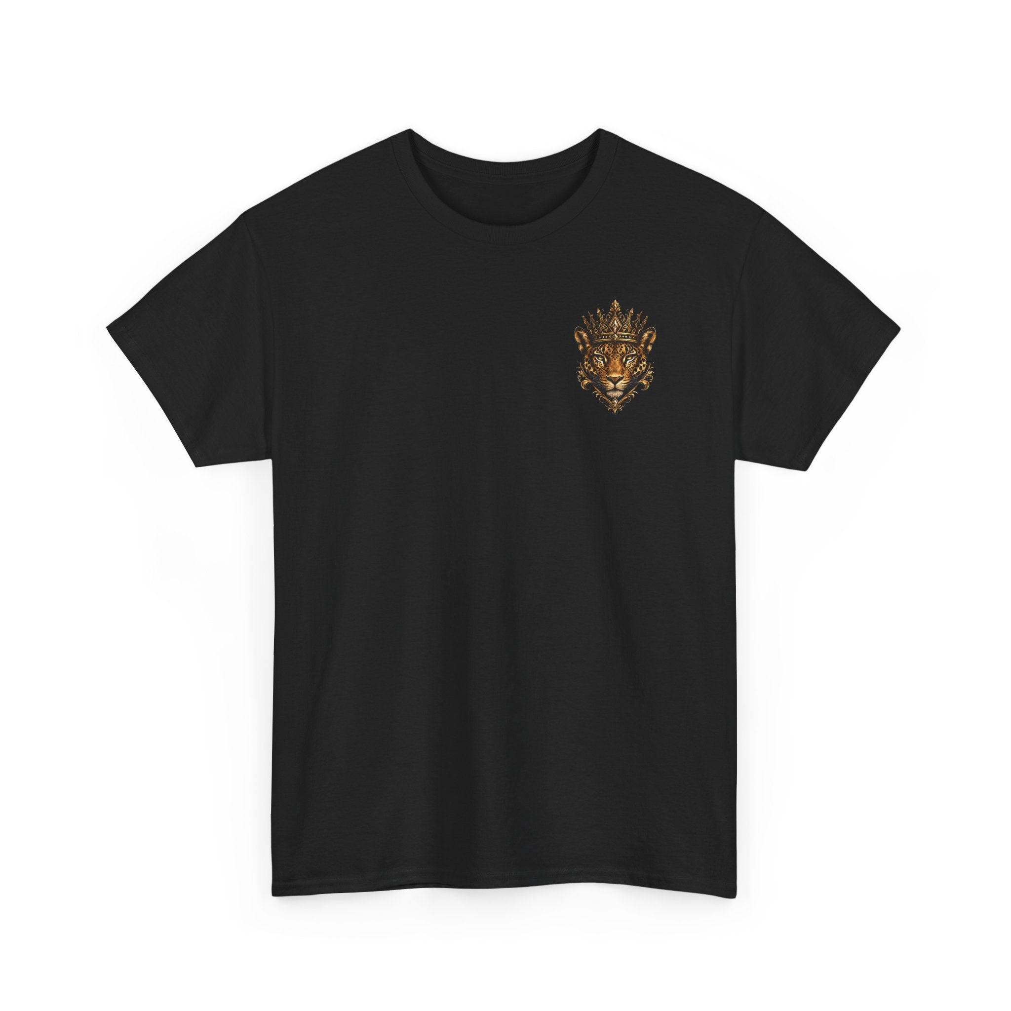 Golden Crowned Jaguar Tee — Graphic T-Shirt