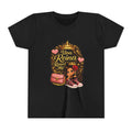 Youth Tee - "Una Reina Raised Me" Cute Princess Graphic Kids Shirt