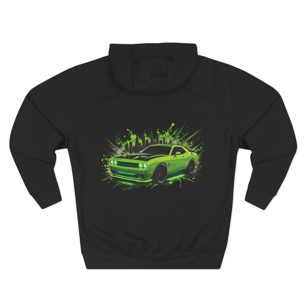 Three-Panel Fleece Hoodie