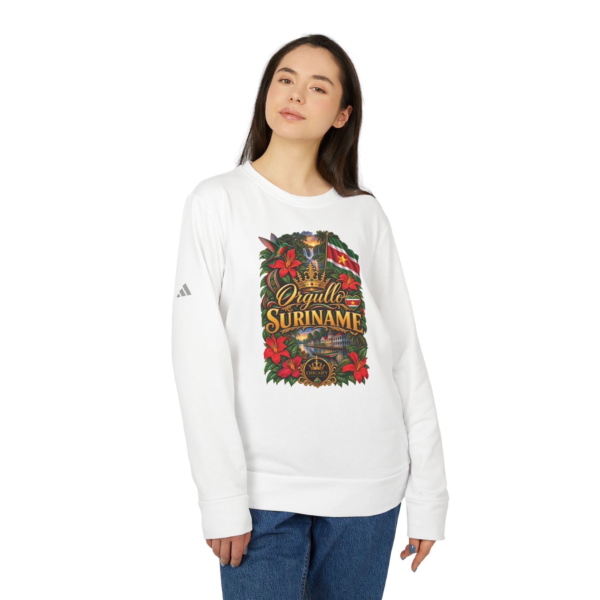 Orgullo Suriname — Raíces Unidas Collection |adidas Crewneck Sweatshirt