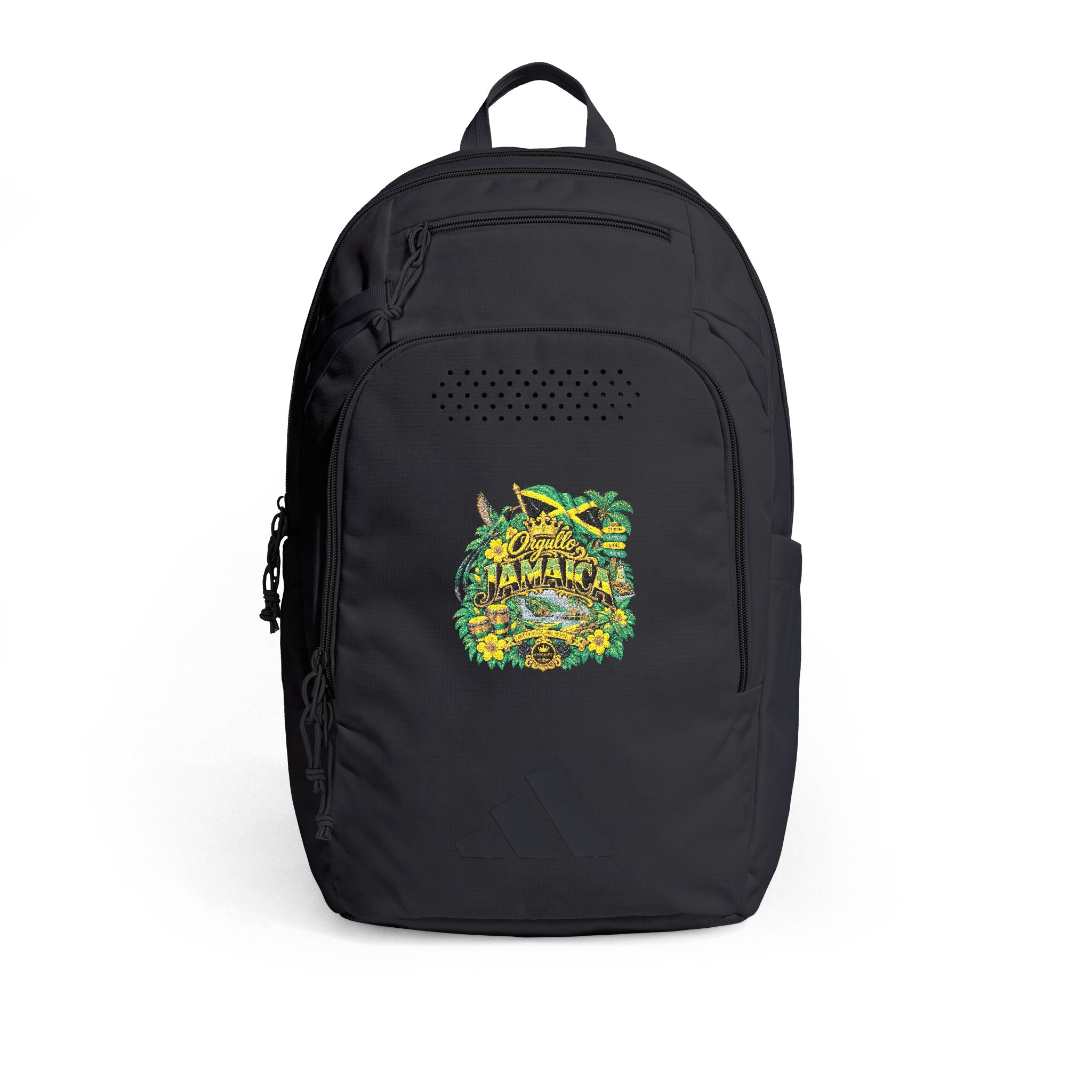 Orgullo Jamaica — Raíces Unidas Collection | adidas® Defender 5 Backpack (Embroidery)