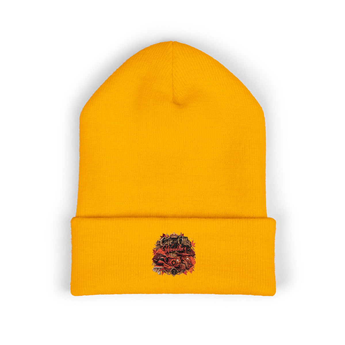Café de Olla Weather | Mexican Fall Classic Cuffed Beanie (Embroidery)