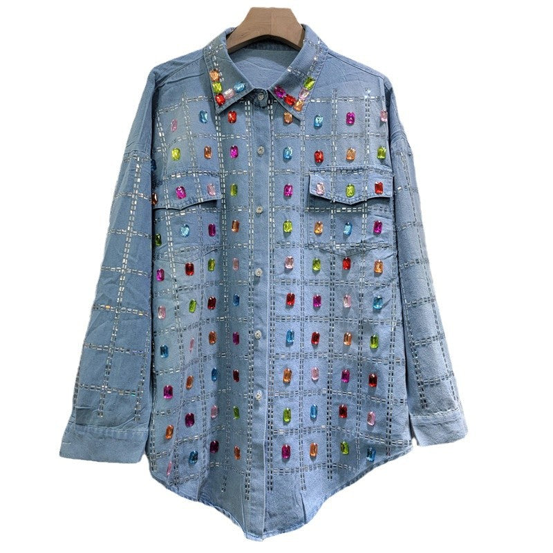 Relaxed Denim Shirt Jacket