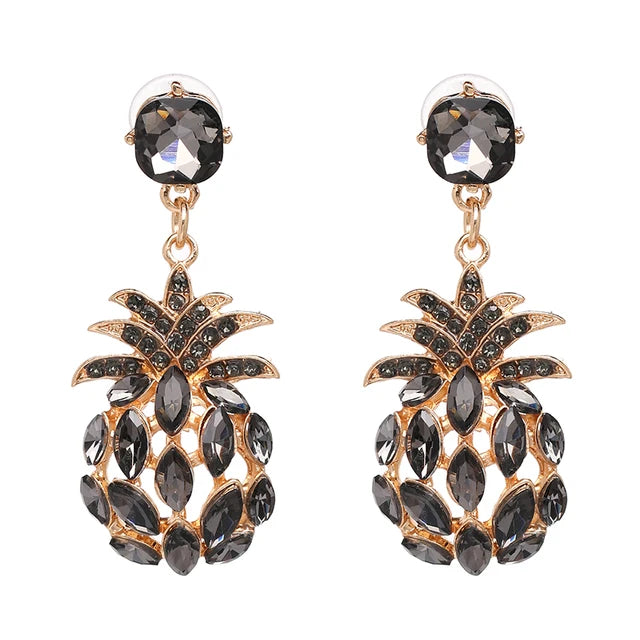 Crystal Drop Statement Earrings