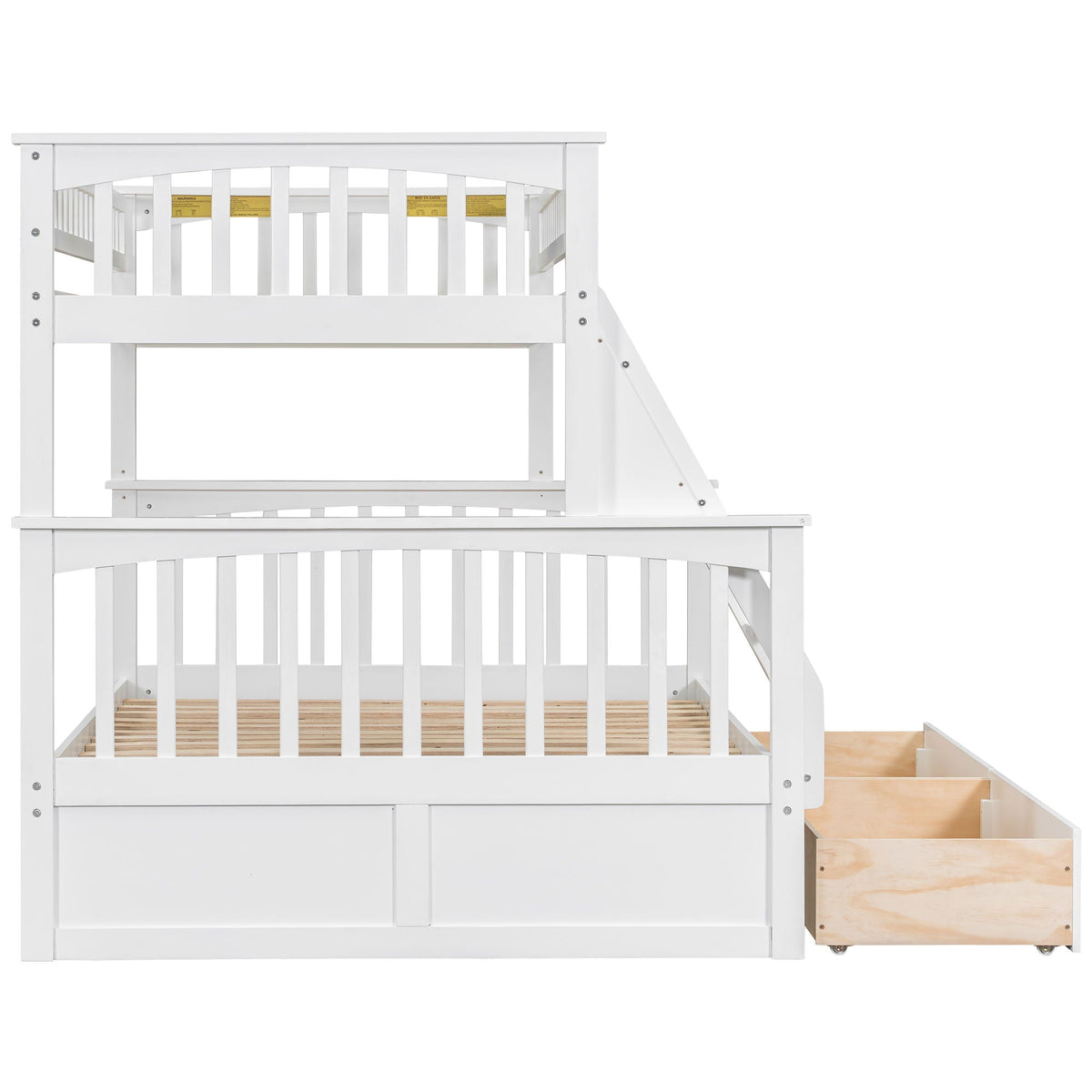 Convertible Storage Bunk Bed with Drawers - Twin Over Full