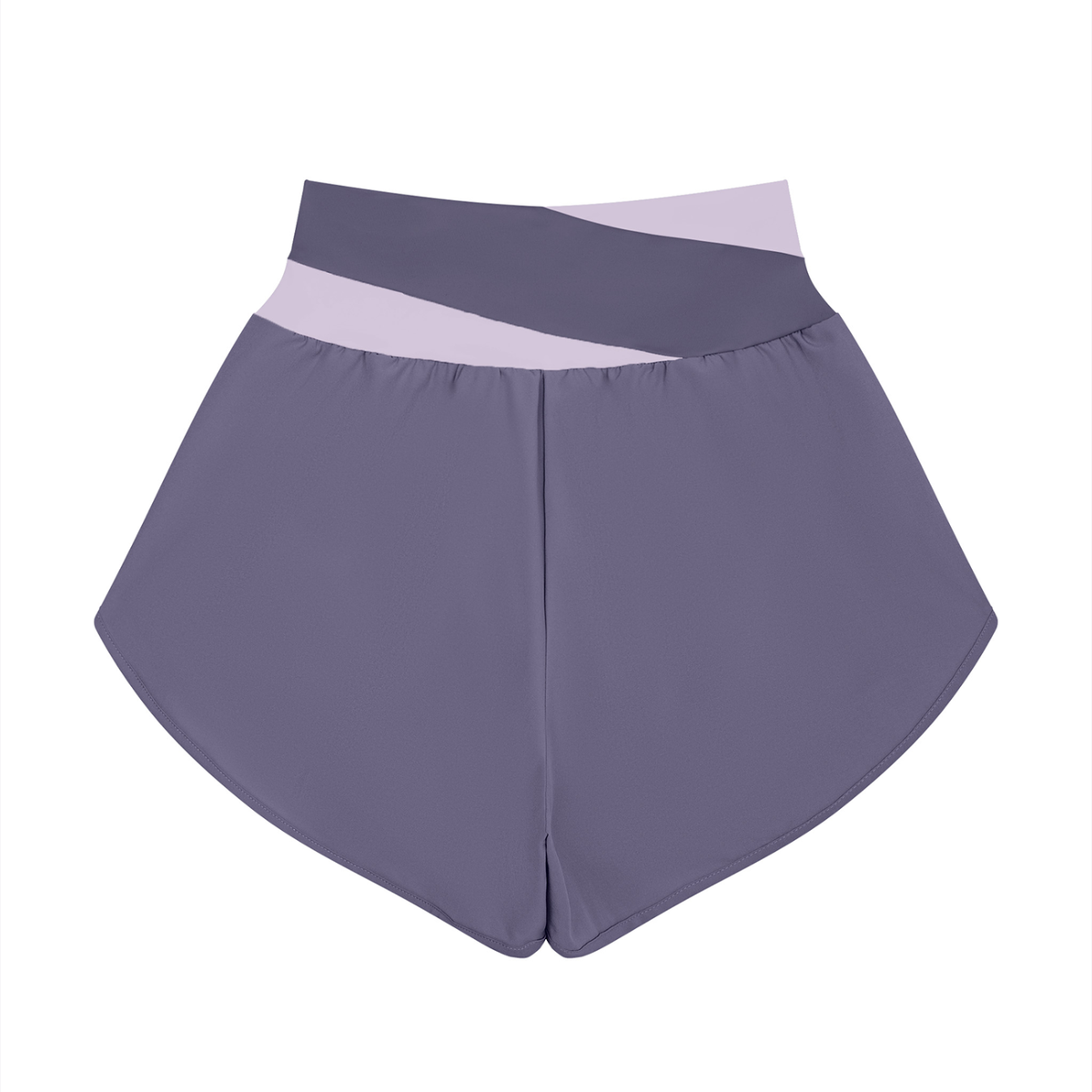 Chicaify Active Cross-Waist Performance Shorts Women’s Yoga Panelled Shorts