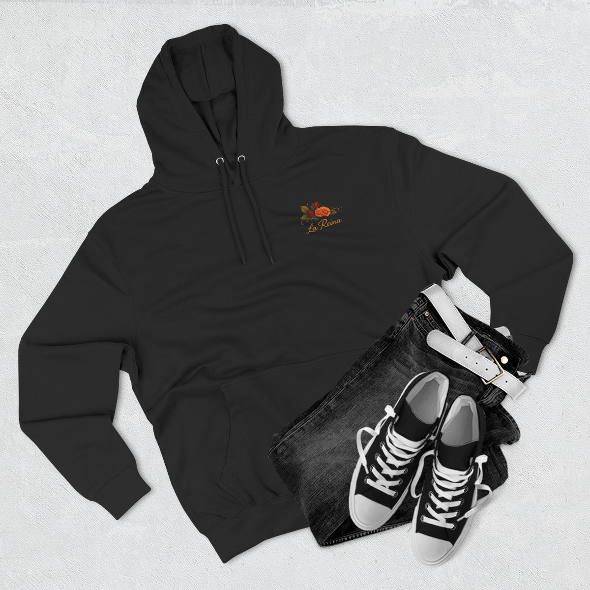 Con la Fuerza de una Reina -Fleece Hoodie