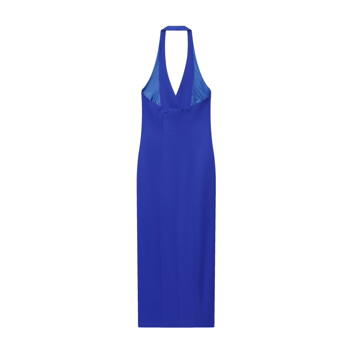 Style Cross Design Strap Neckline Mid-Length Bodycon Dress
