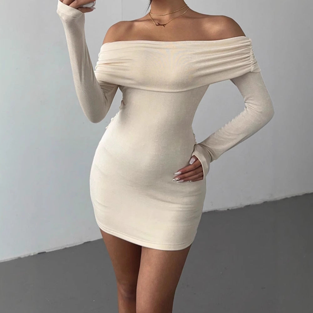 Sculpted One-Shoulder Mini Dress