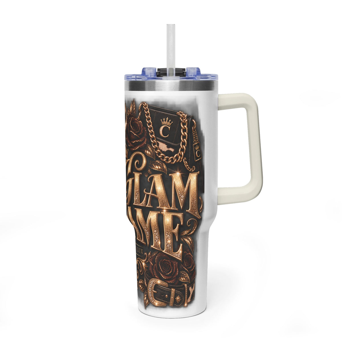 Vaquera Lux – Too Glam to Tame | Vacuum Thermal Tumbler, 40oz