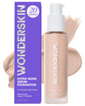 Wonderskin Hyper Bond All-Day Stay Serum Foundation – Waterproof, Transfer-Proof, 24HR Longwear Face Makeup with Niacinamide & Hyaluronic Acid – Lightweight, Natural Finish (Echo)