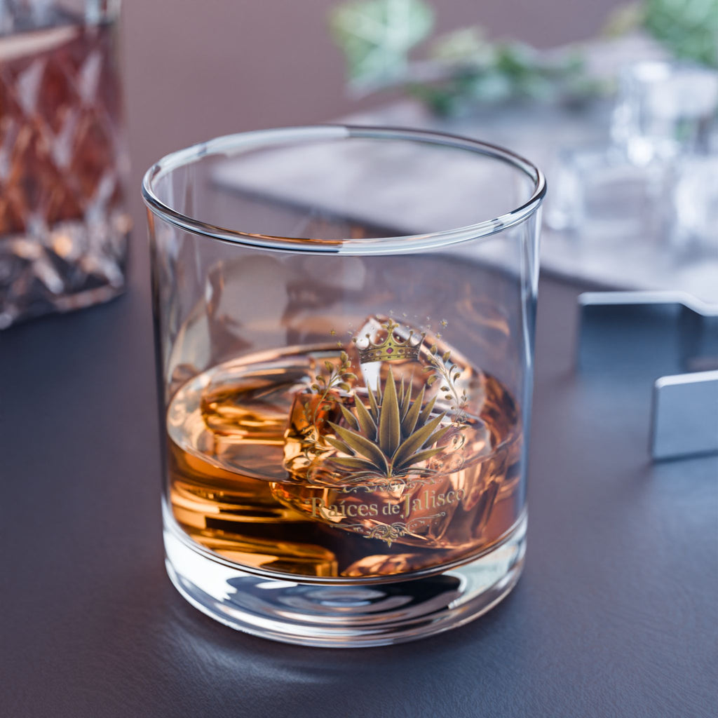 Gold Crown Agave Rocks Glass — 10oz Whiskey Tumbler