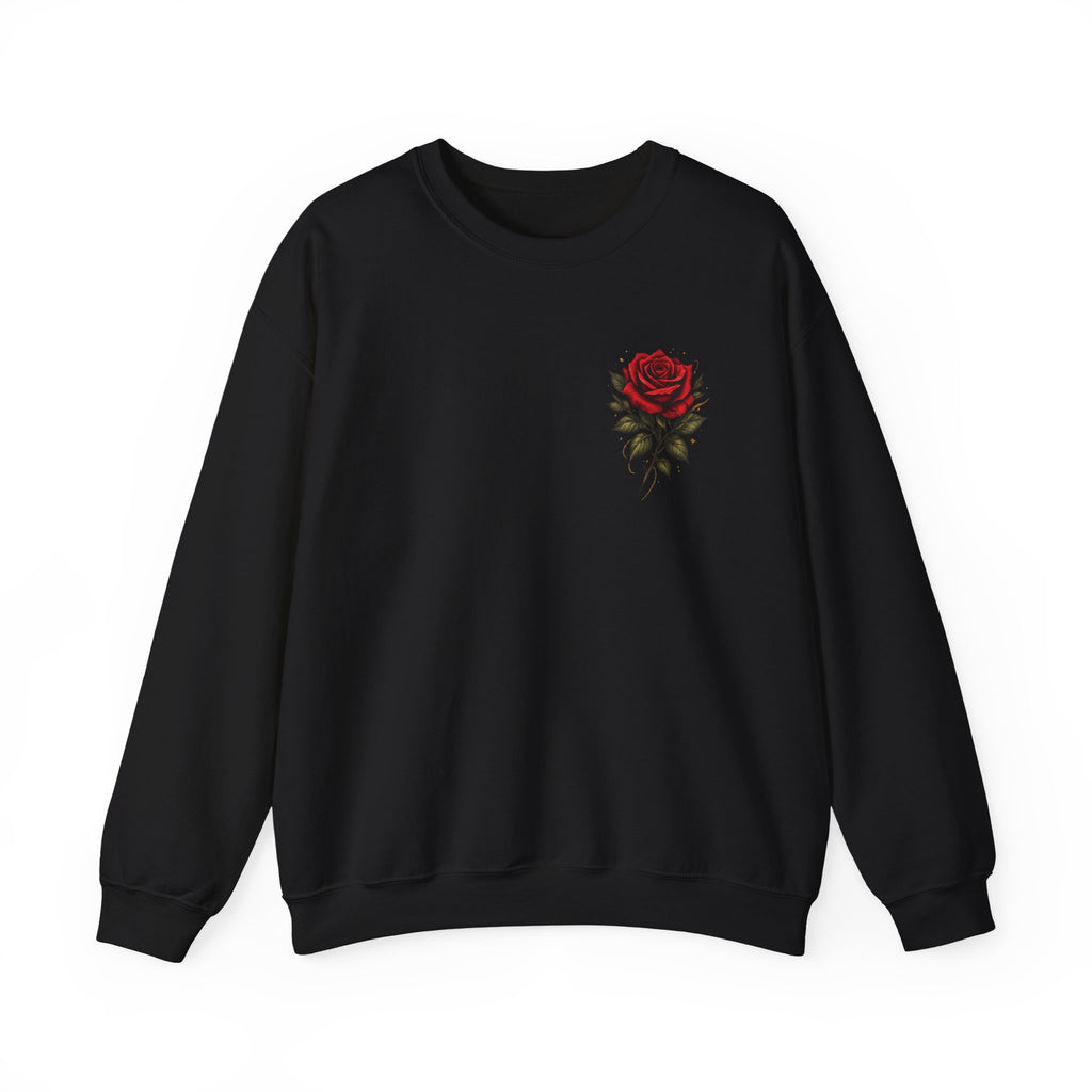 Not Fragile Like a Flower, Fragile Like a Bomb' Rose & Bomb Graphic Sweatshirt