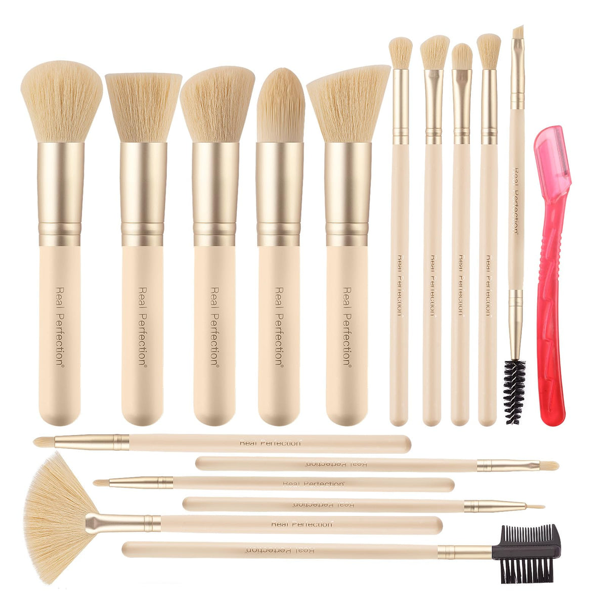 Real Perfection 16-Piece Makeup Brush Set
