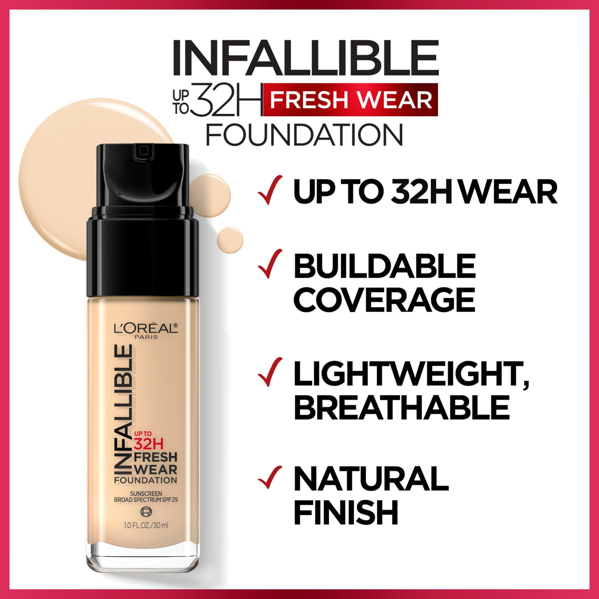 L'Oréal Paris Infallible Fresh Wear Foundation