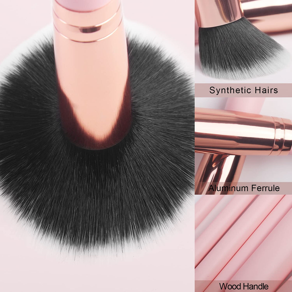 Real Perfection 16-Piece Makeup Brush Set