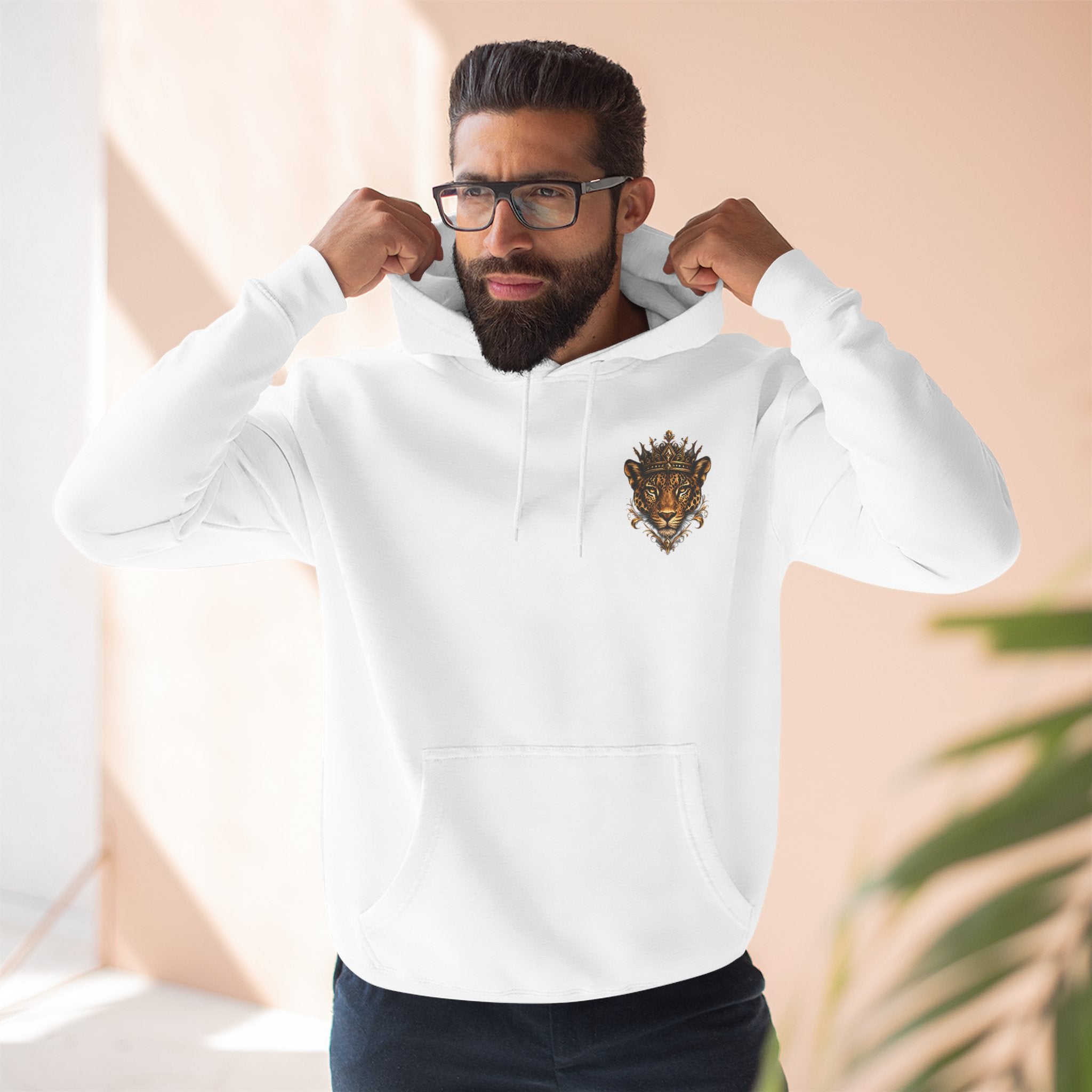 Reina Salvaje – Jaguar Queen Hoodie — 'Reina Salvaje' Graphic Fleece Hoodie