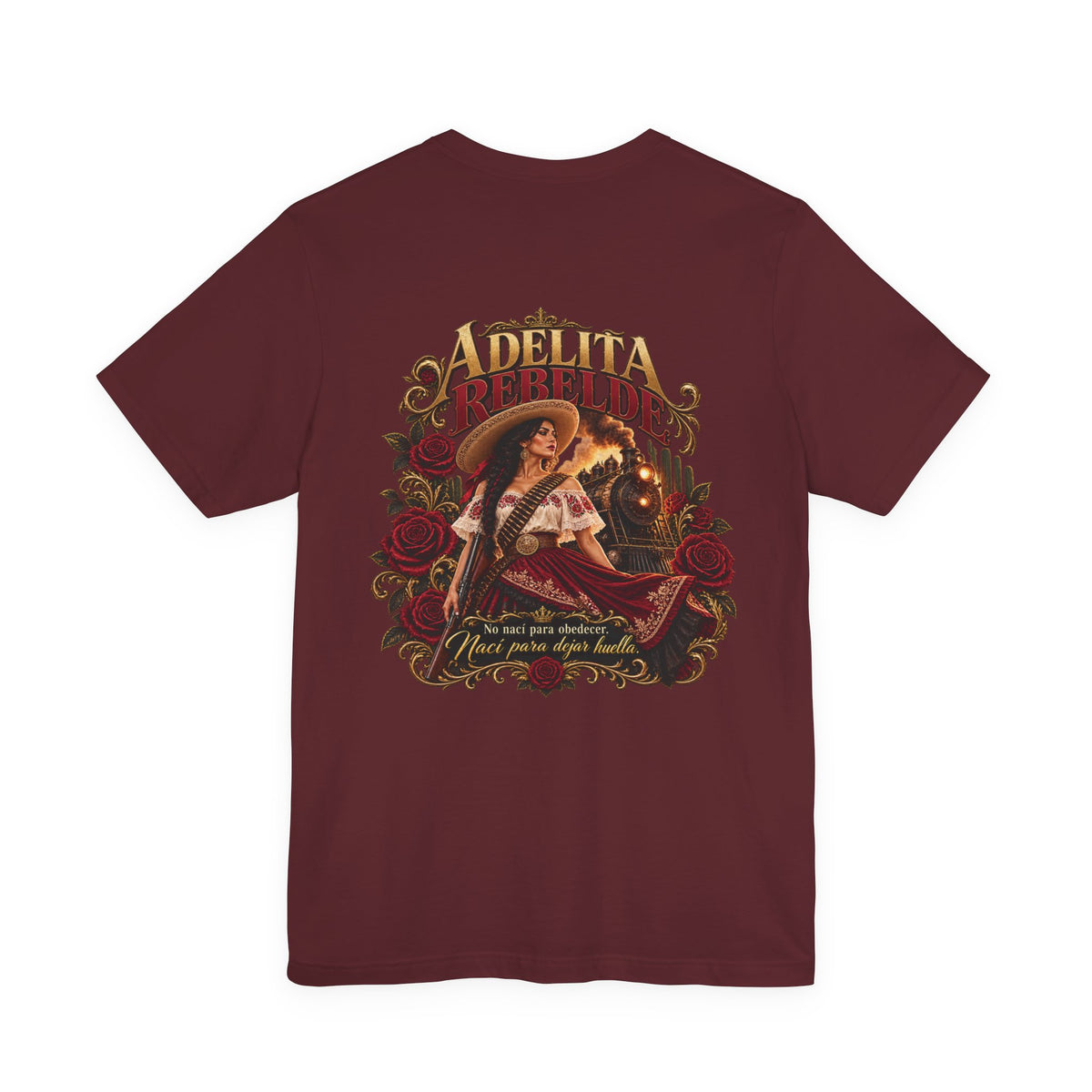Adelita Rebelde – No Nací Para Obedecer | Chicaify Originals | Unisex Jersey Short Sleeve Tee