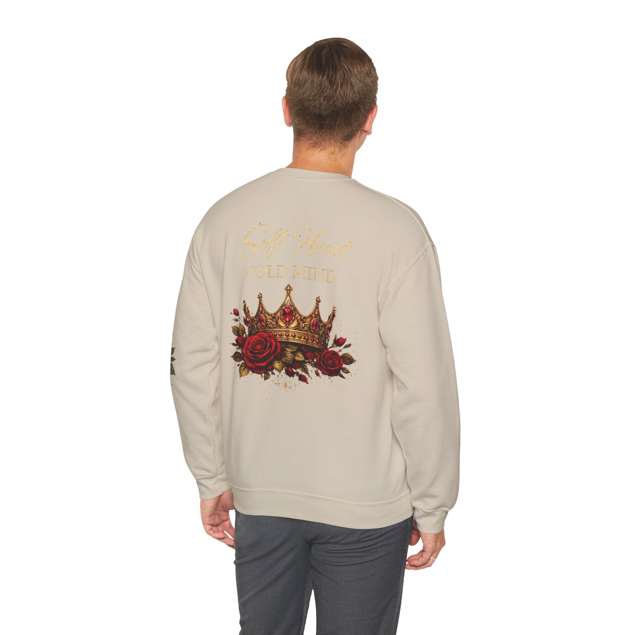 Soft Heart Cold Mind Rose Crown Sweatshirt
