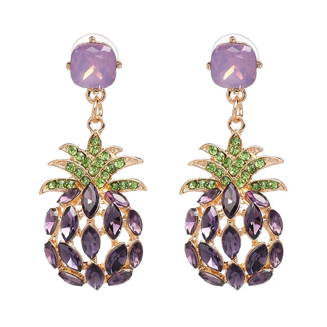 Crystal Drop Statement Earrings
