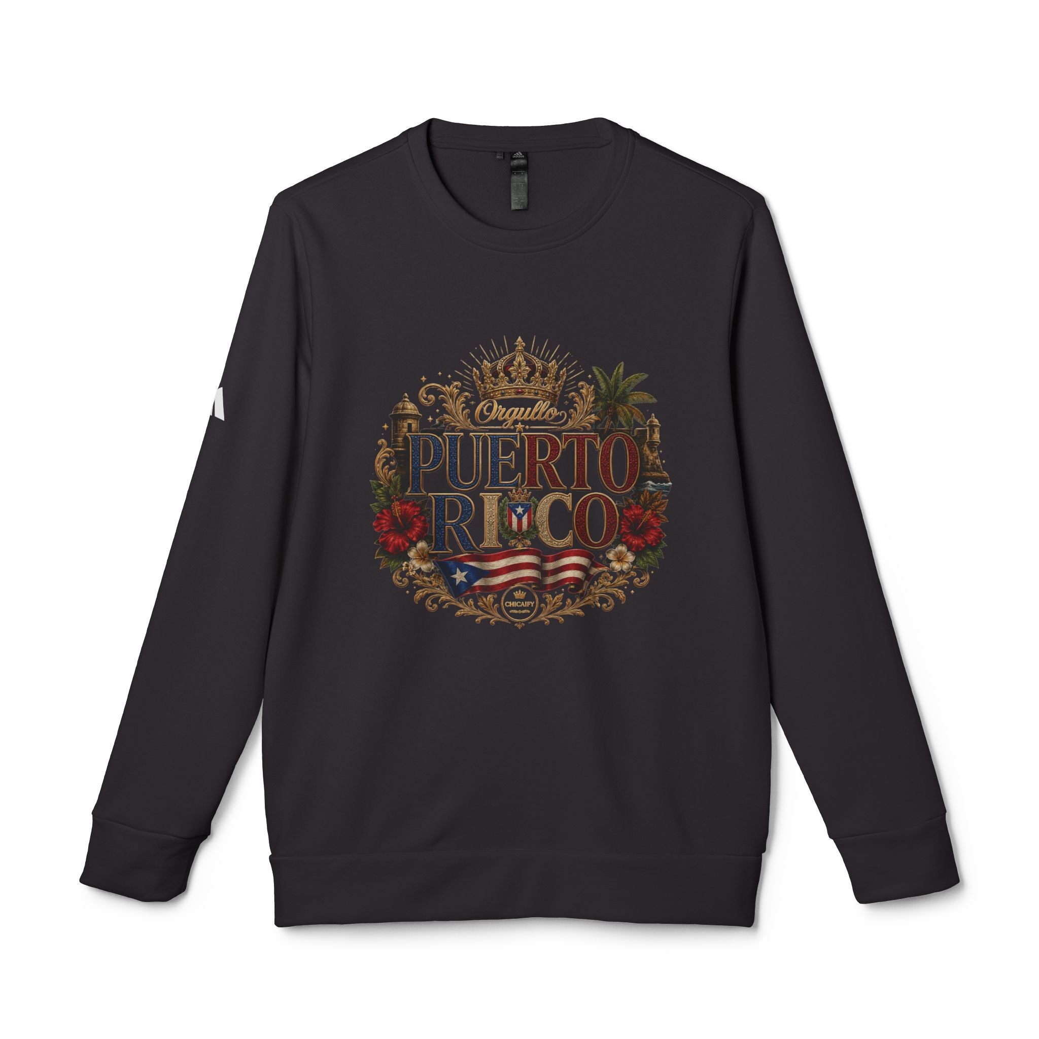 Isla de Orgullo | Puerto Rico Heritage adidas Fleece Crewneck Sweatshirt