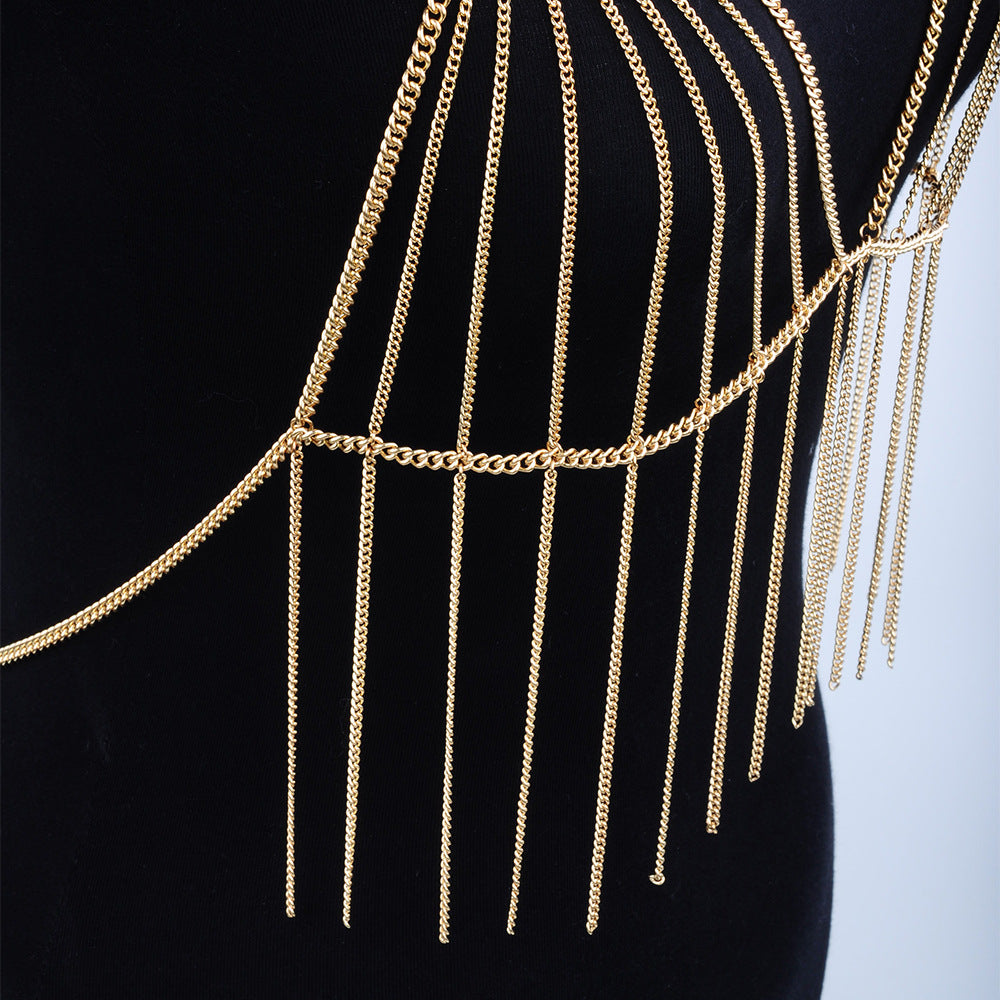 Jewelry Gold Multi-layer Tassels