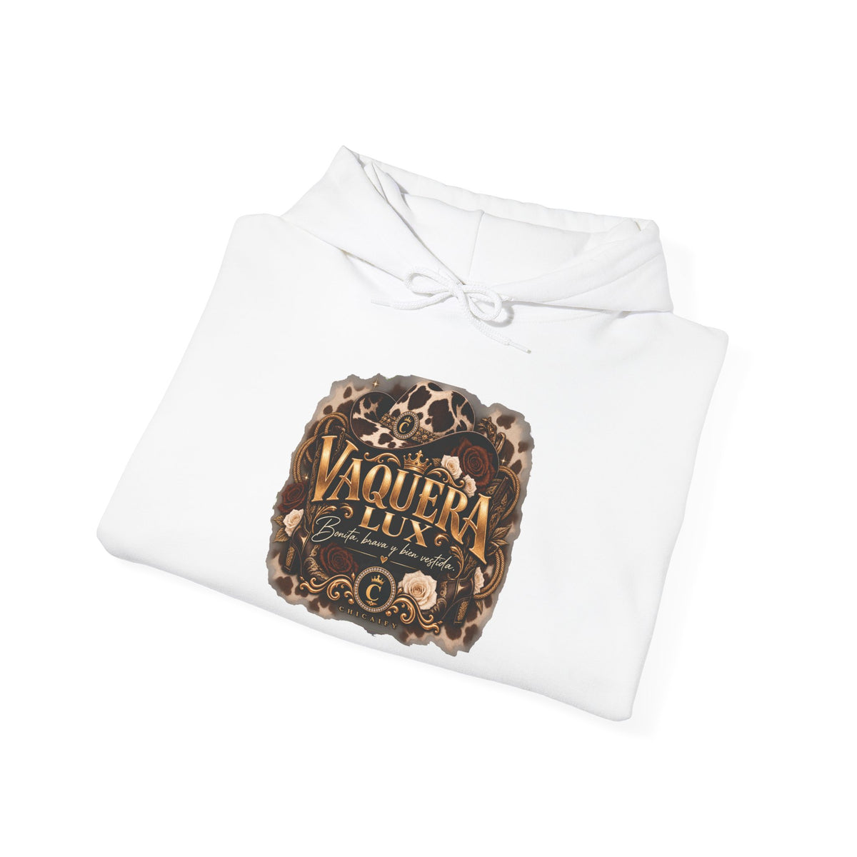 Vaquera Lux – Bonita, Brava y Bien Vestida | Heavy Blend™ Hooded Sweatshirt